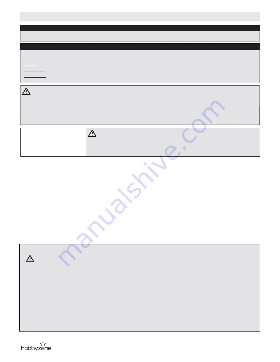 HobbyZone Conscendo S Instruction Manual Download Page 60