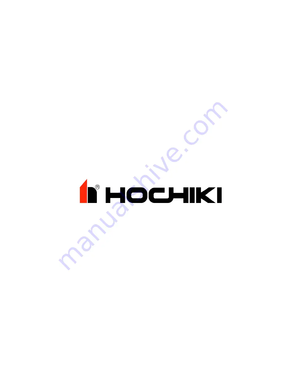 Hochiki IFD-E User Manual Download Page 1