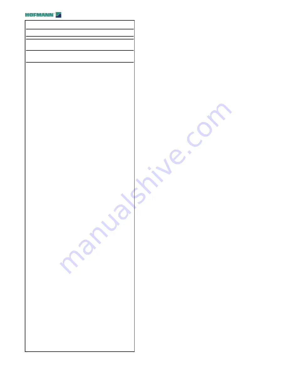 Hoffmann monty 3550 Operation Manual Download Page 4