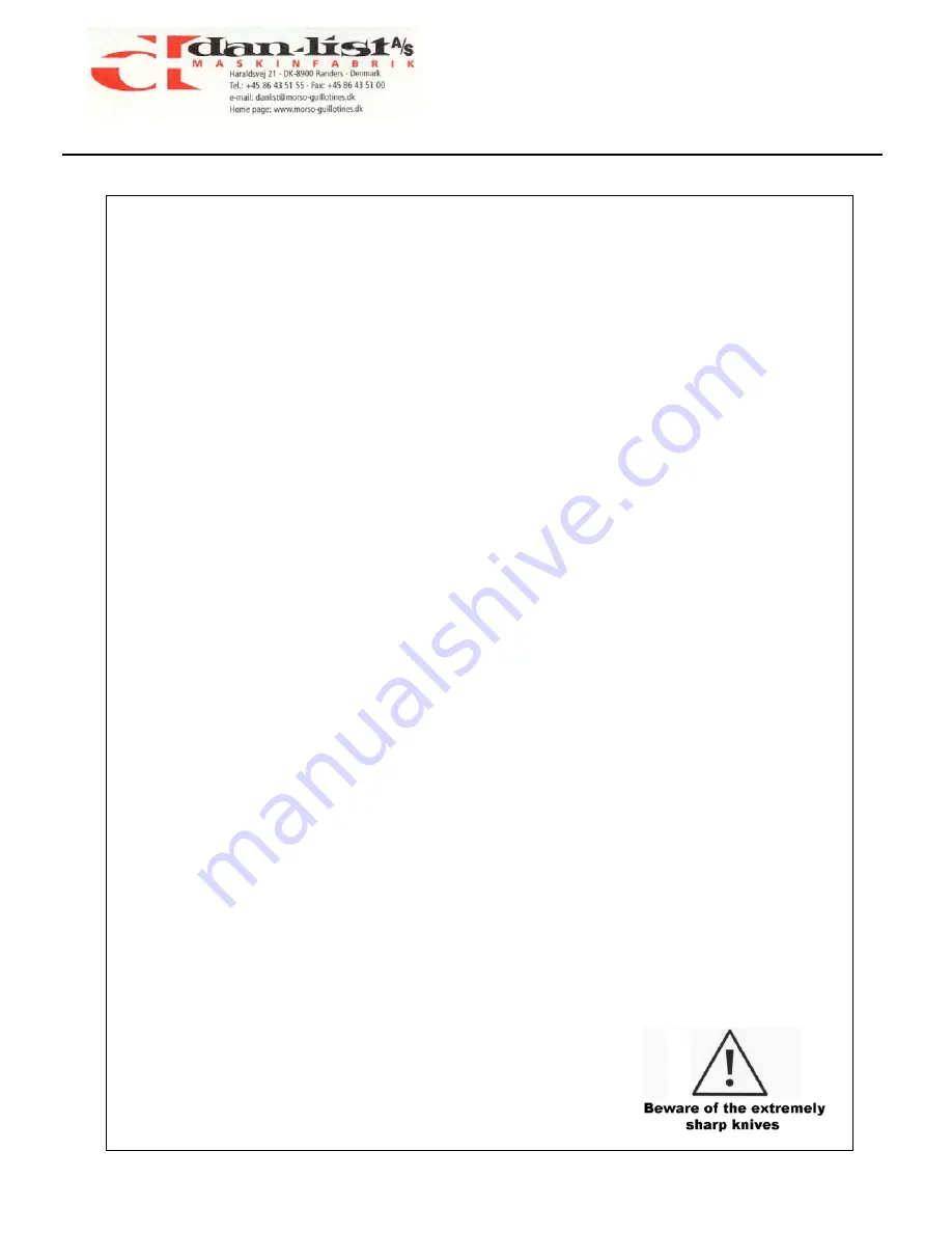 Hoffmann MORSO NXLEH Operating Manual Download Page 9