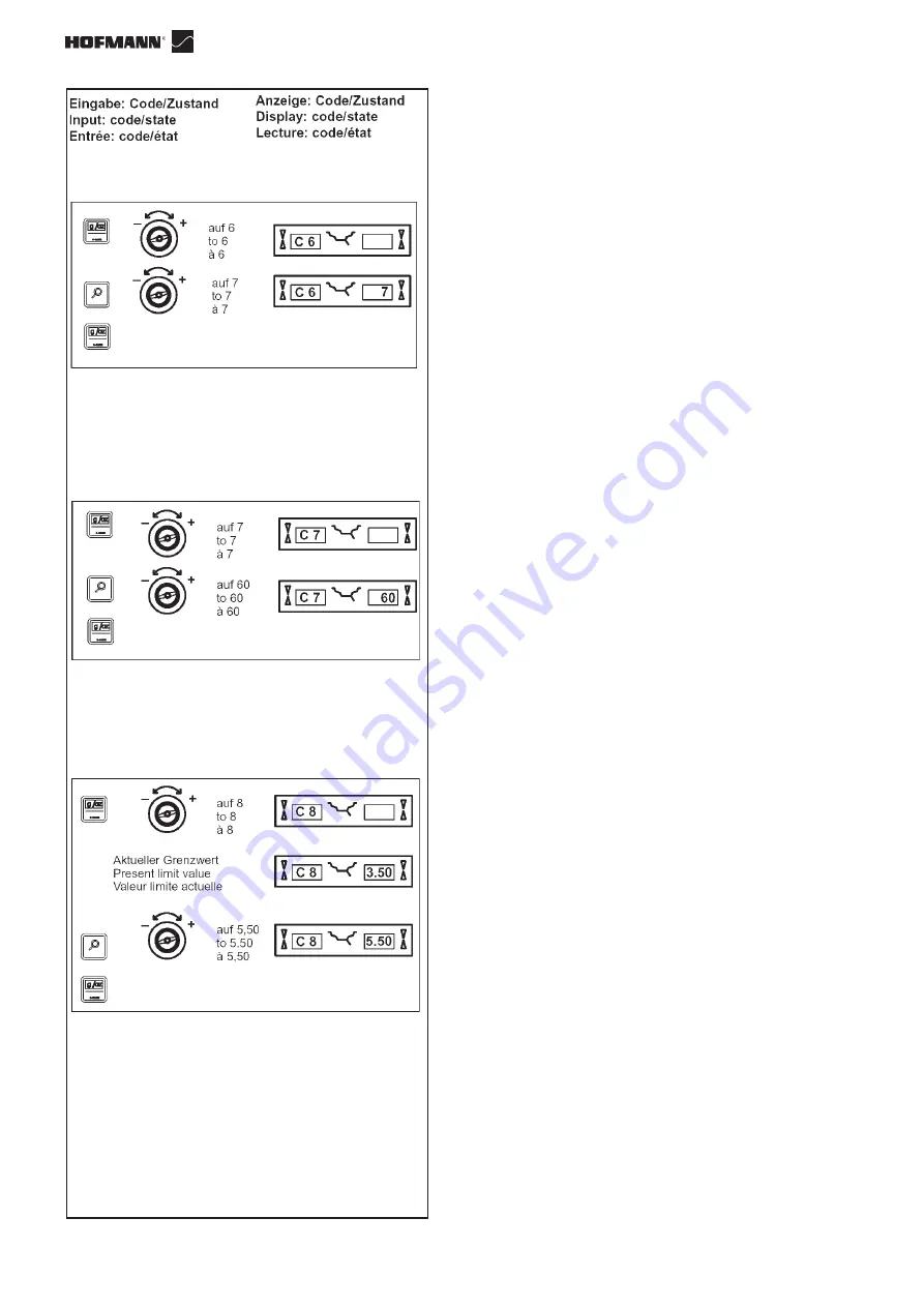 Hofmann 990 mot Operation Manual Download Page 82