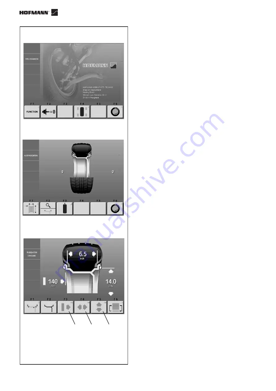 Hofmann geodyna 4900 Operation Manual Download Page 56