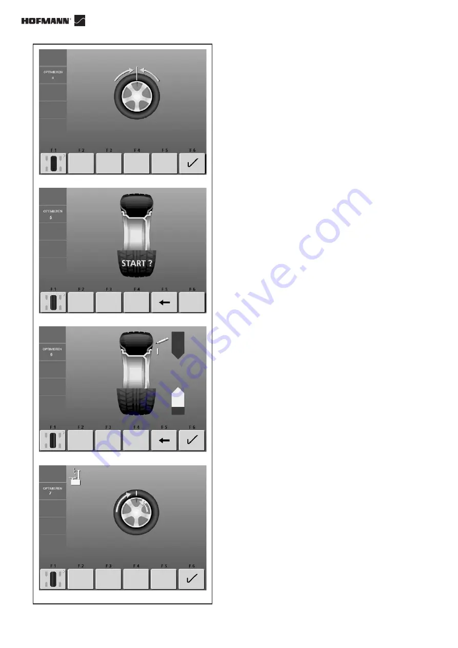 Hofmann geodyna 4900 Operation Manual Download Page 132