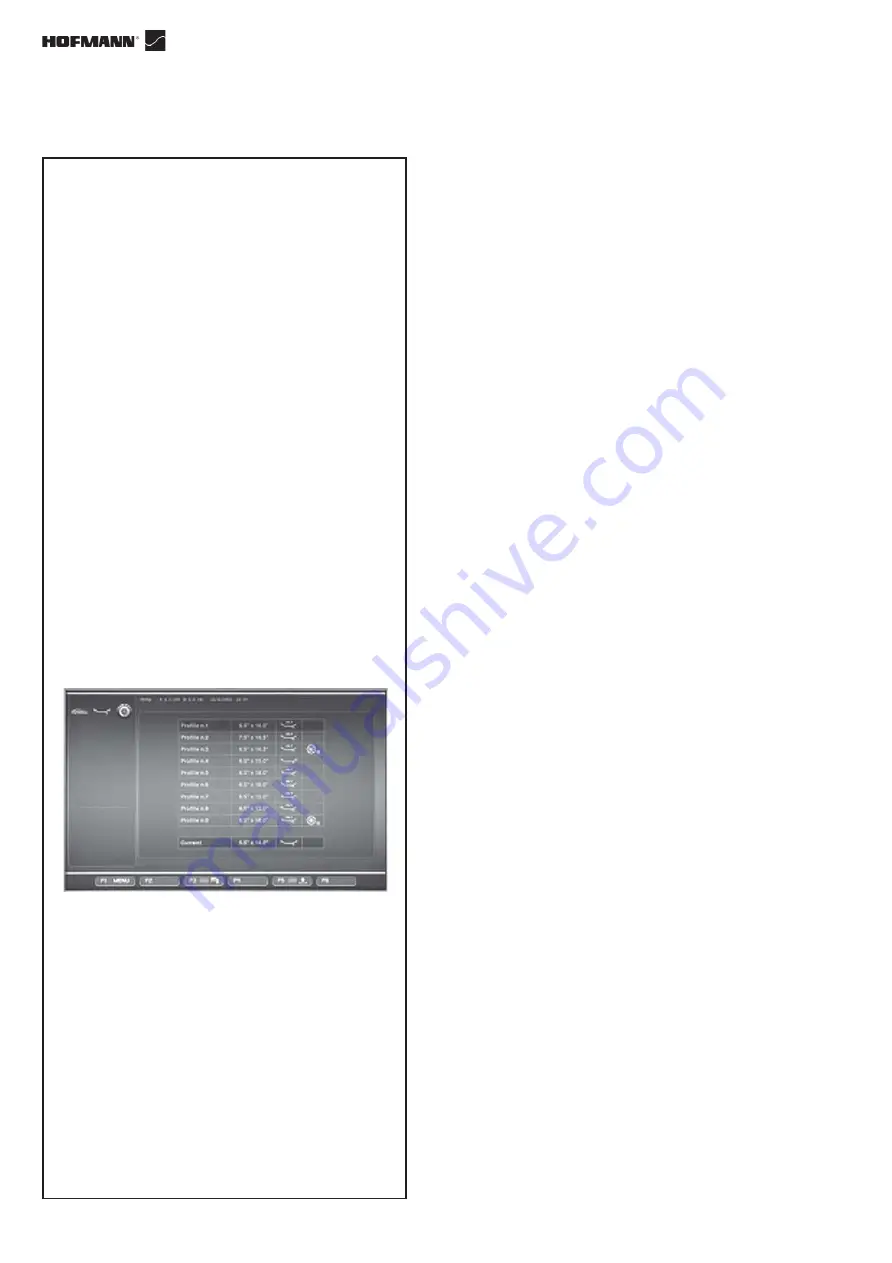 Hofmann geodyna 6900-2p Operation Manual Download Page 94