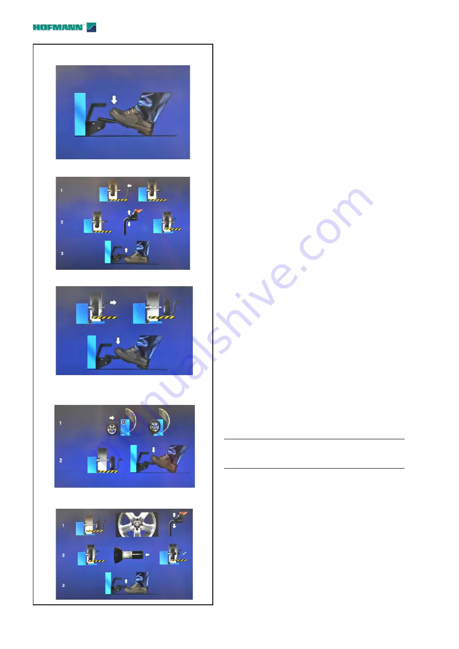 Hofmann Geodyna 8200 Series Operation Manual Download Page 56