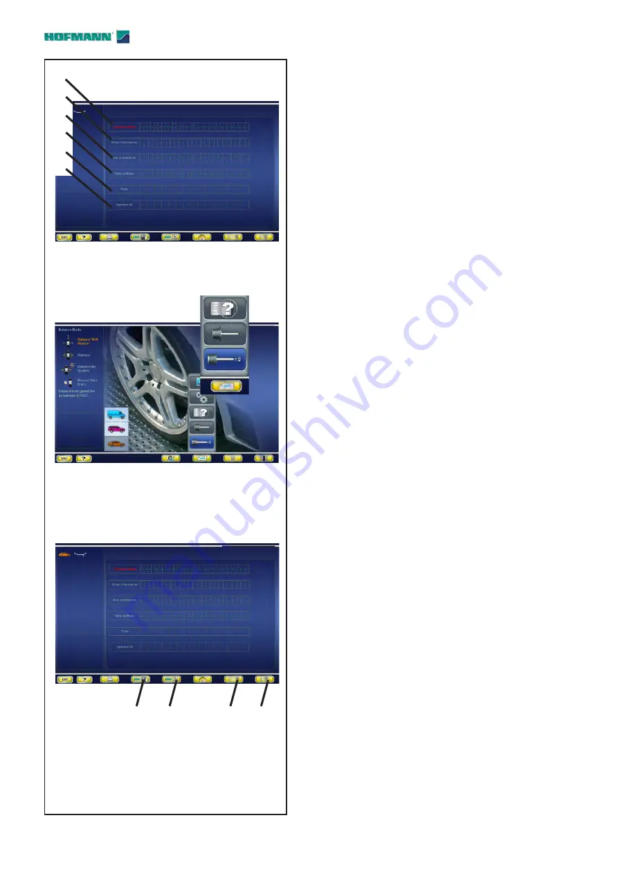 Hofmann Geodyna 8200 Series Operation Manual Download Page 182