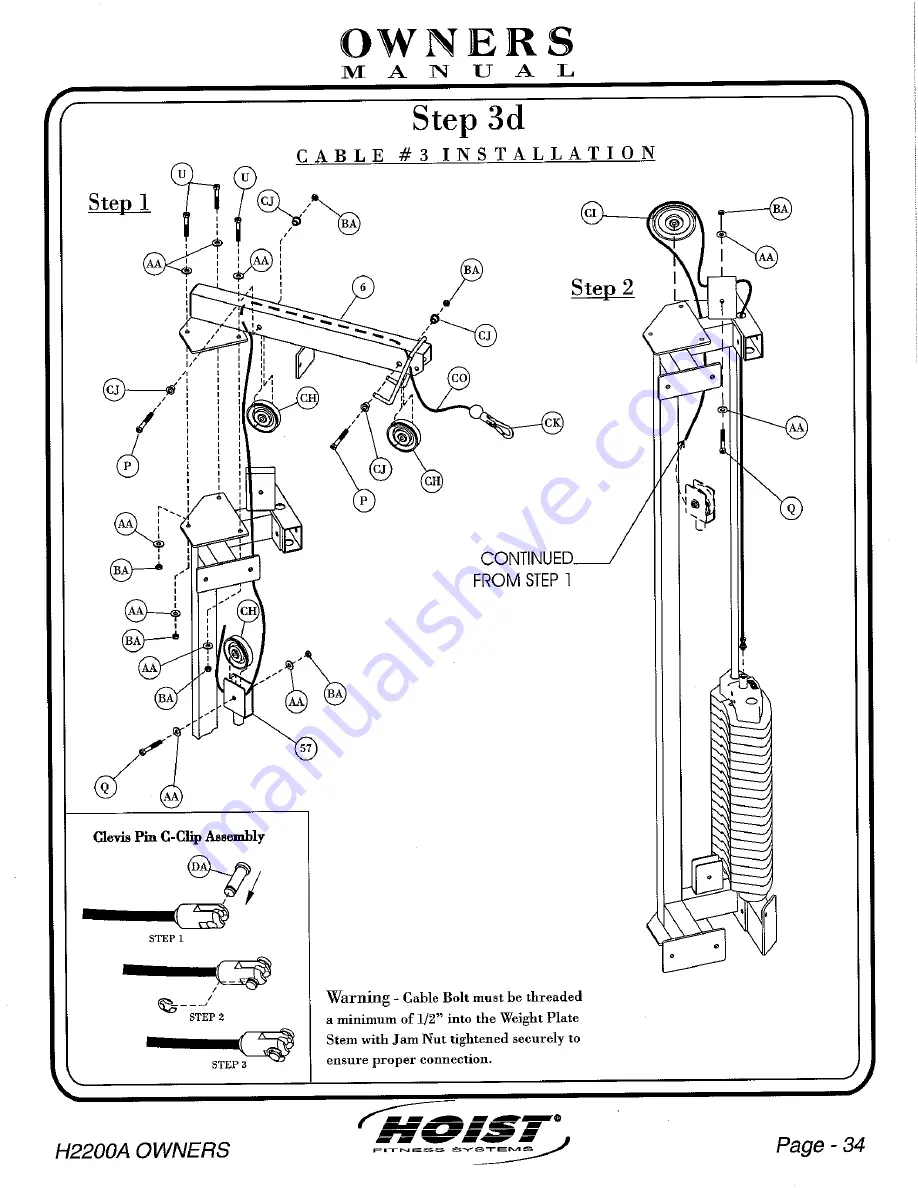 Hoist Fitness H2200A Скачать руководство пользователя страница 35