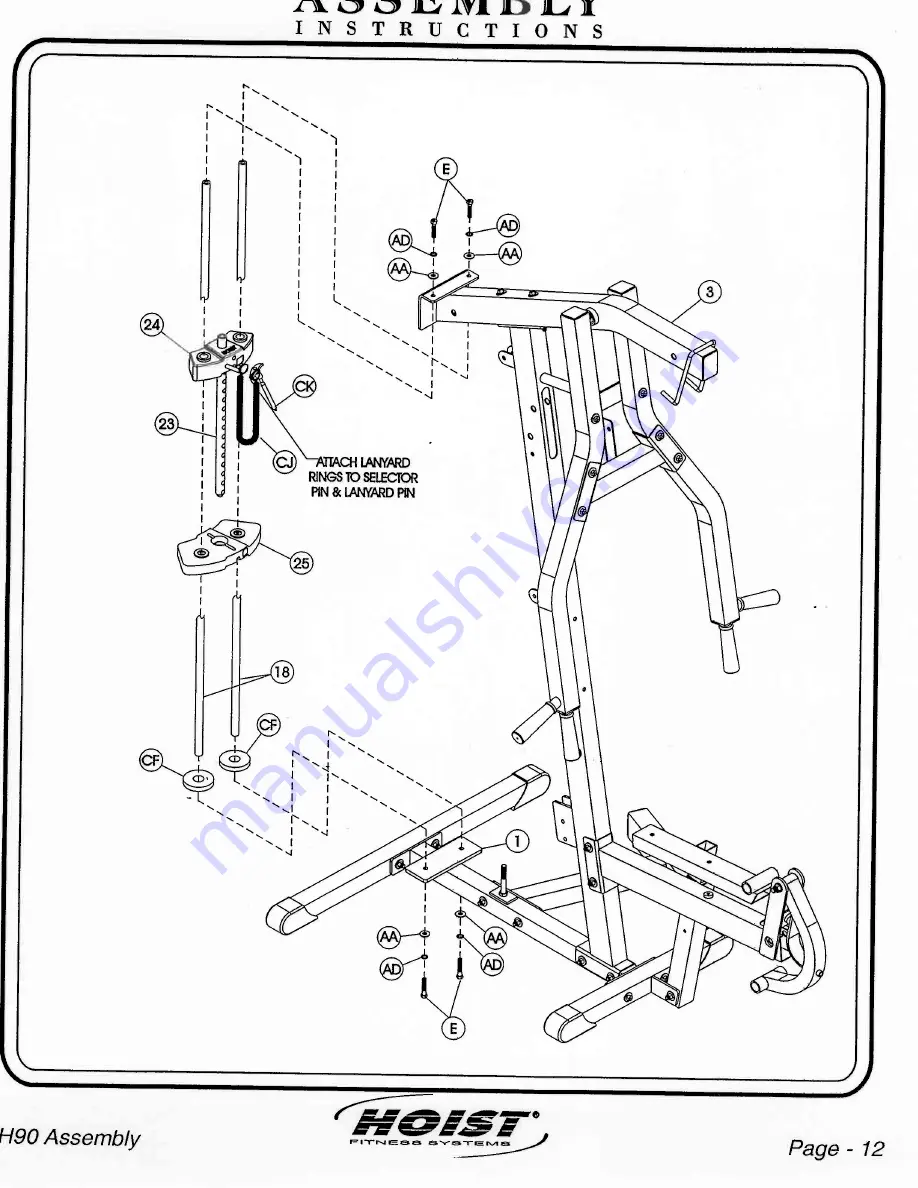 Hoist Fitness H90 Скачать руководство пользователя страница 11