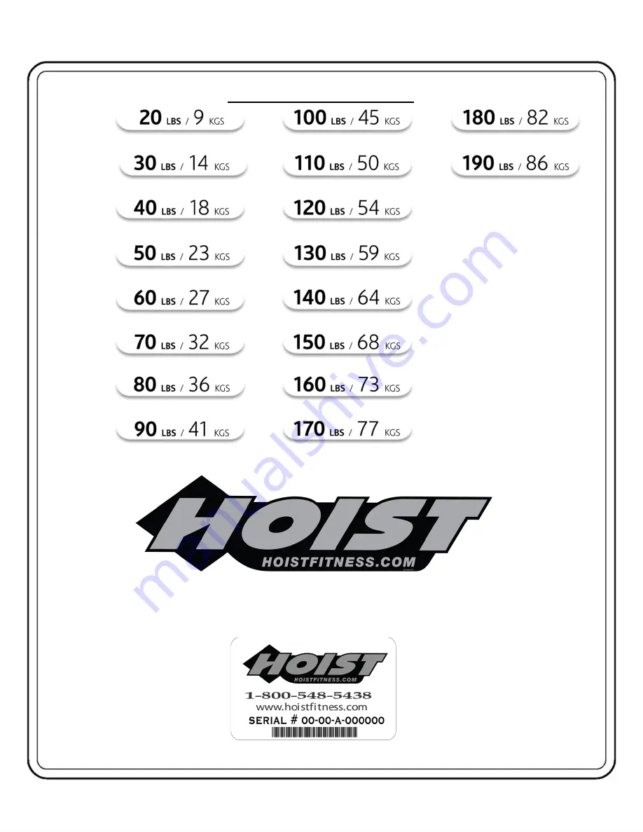 Hoist Fitness RS-1406 Скачать руководство пользователя страница 35