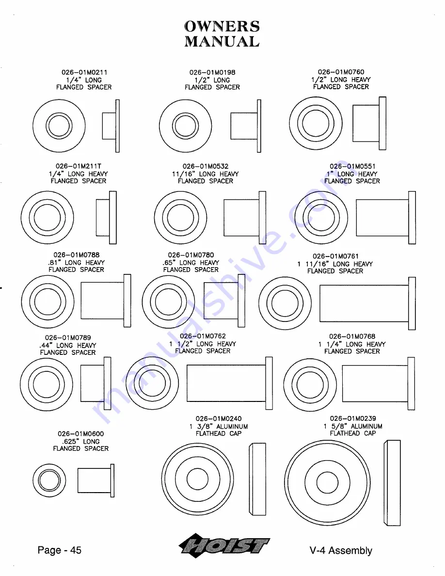 Hoist Fitness V-4a Owner'S Manual Download Page 46