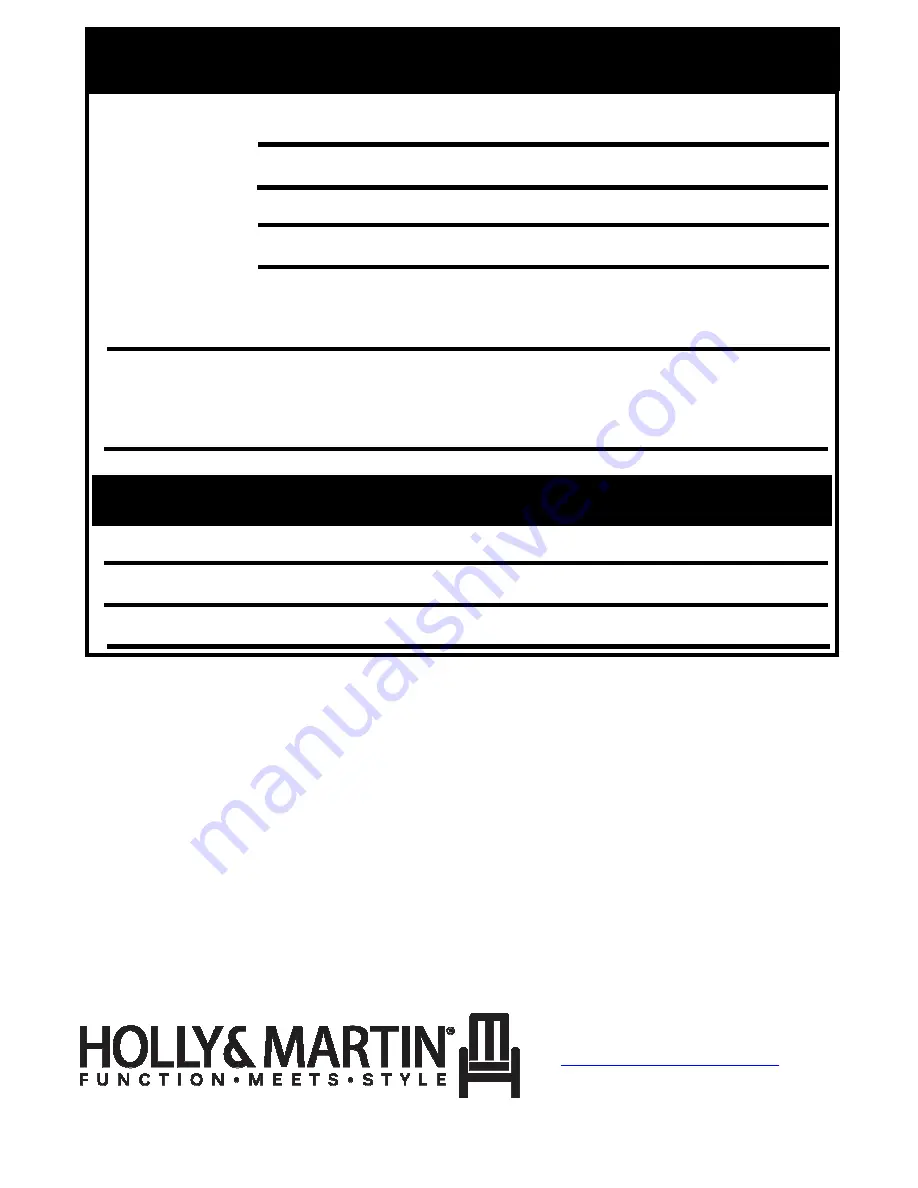 HOLLY & MARTIN BC8401 Assembly Instruction Download Page 4