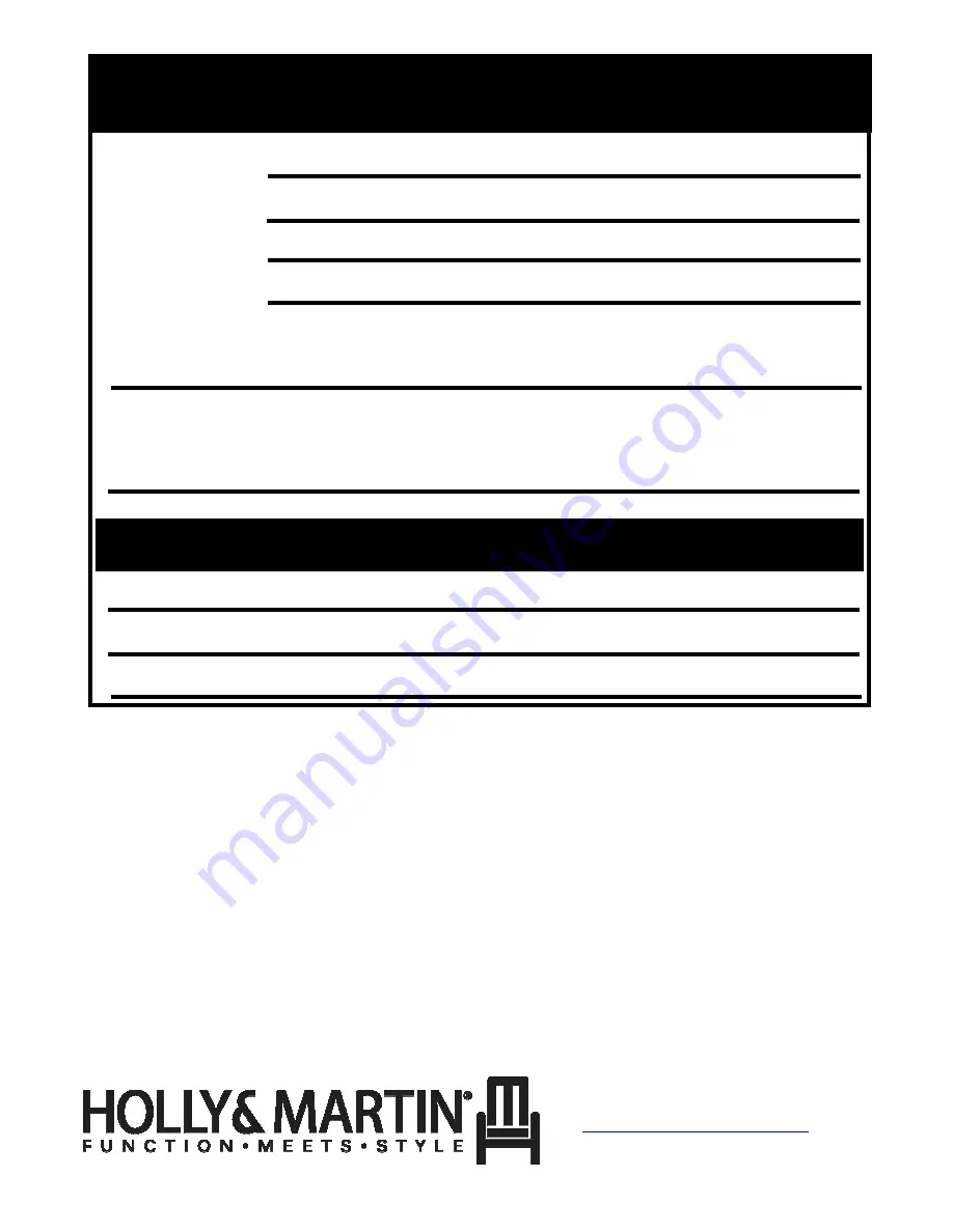 HOLLY & MARTIN BC8415 Assembly Instruction Download Page 4