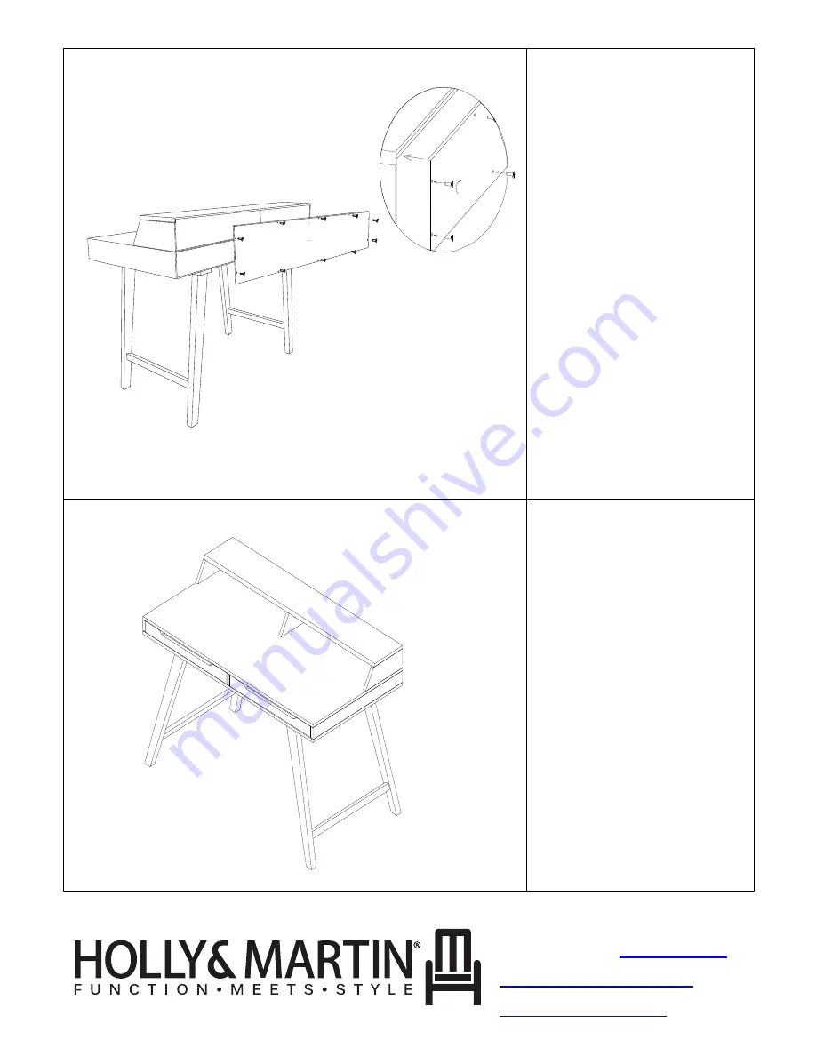 HOLLY & MARTIN HO978500TX Assembly Instructions Manual Download Page 5