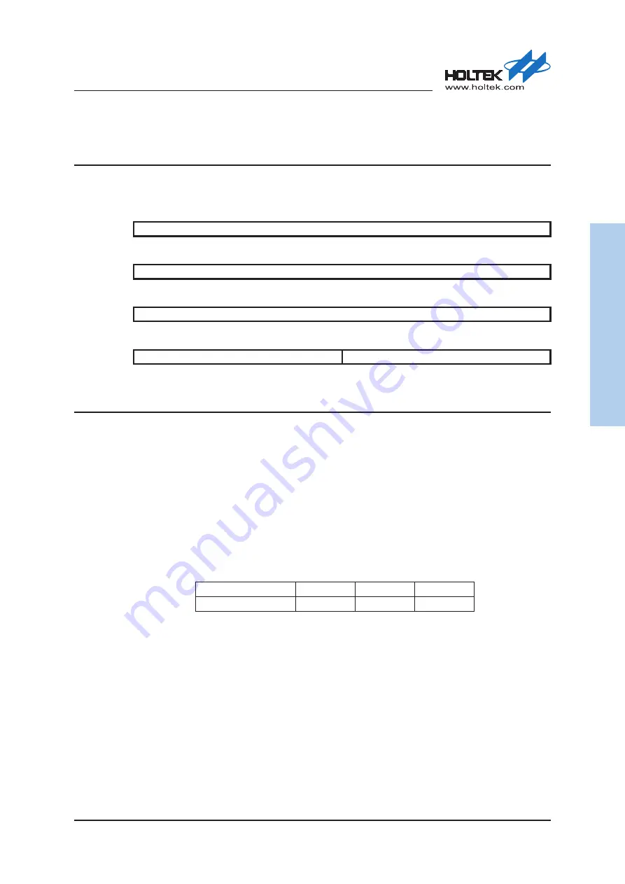 Holtek HT32F50231 User Manual Download Page 217