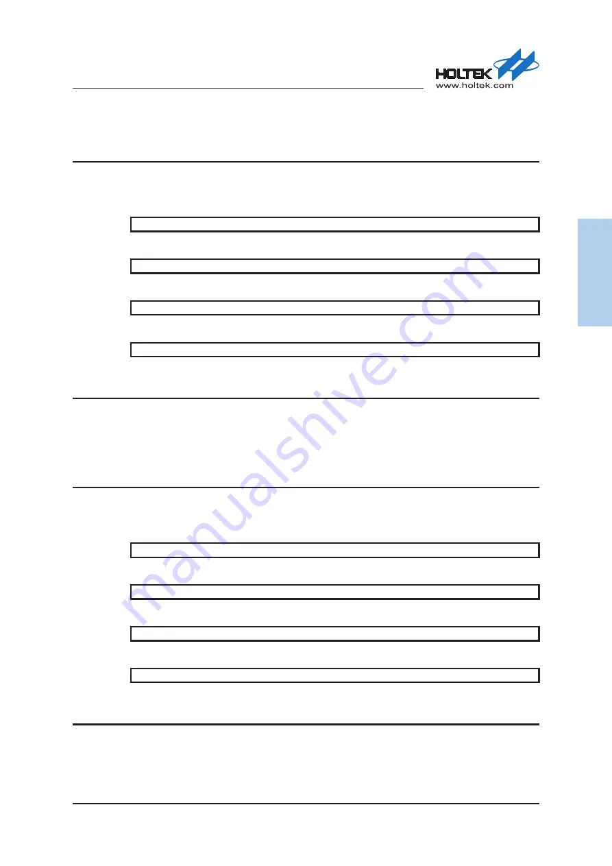 Holtek HT32F50231 User Manual Download Page 479