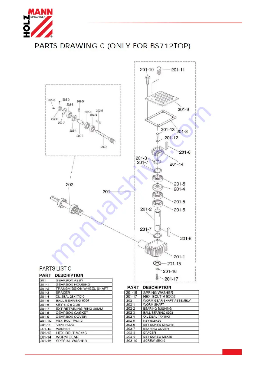 HOLZMANN MASCHINEN BS 712TOP User Manual Download Page 79