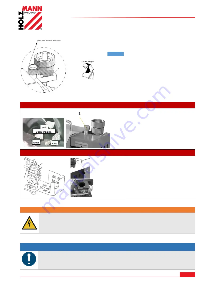 HOLZMANN MASCHINEN BSG 13PRO User Manual Download Page 13