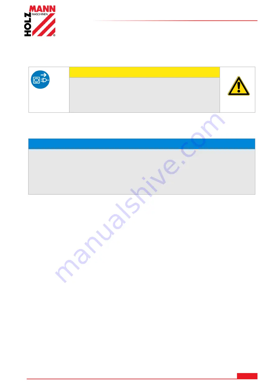 HOLZMANN MASCHINEN BT 46 User Manual Download Page 22