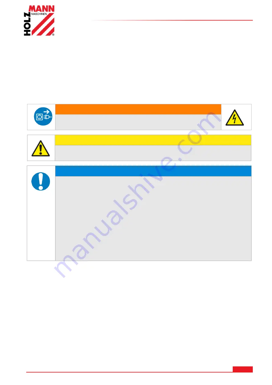 HOLZMANN MASCHINEN BT 46 User Manual Download Page 41