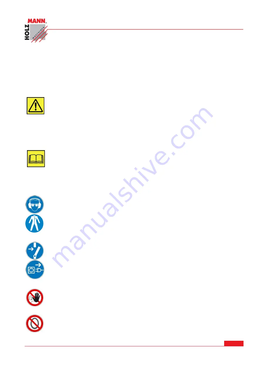 HOLZMANN MASCHINEN HBS 230HQ Скачать руководство пользователя страница 8