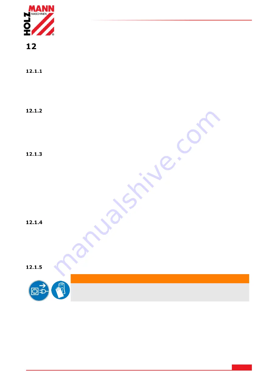 HOLZMANN MASCHINEN OBF 1200 User Manual Download Page 31
