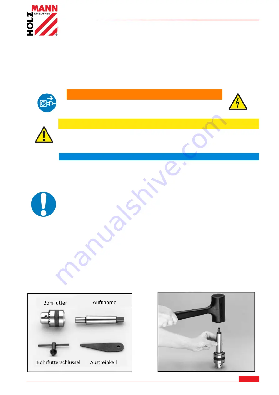 HOLZMANN MASCHINEN SB4115N User Manual Download Page 54