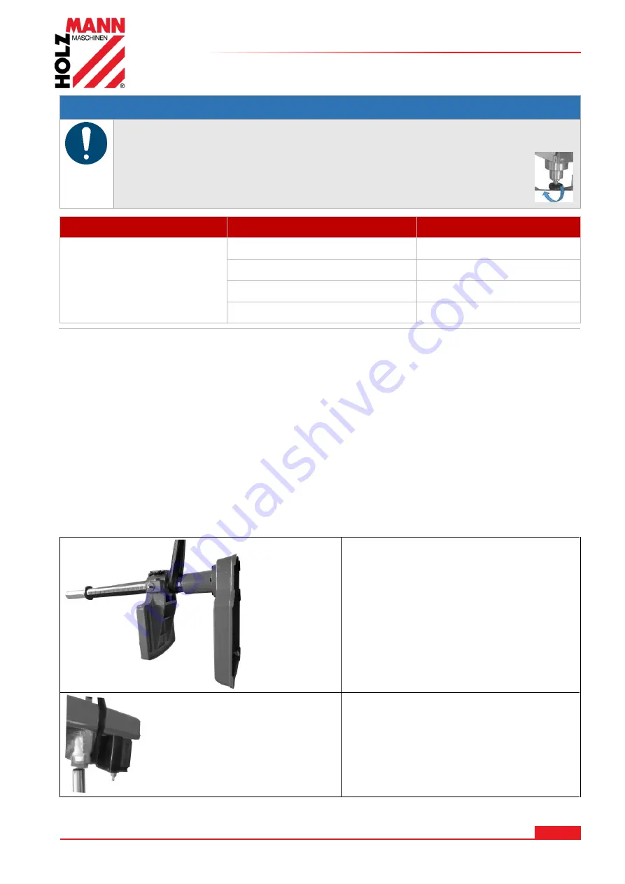 HOLZMANN MASCHINEN SB510V User Manual Download Page 25