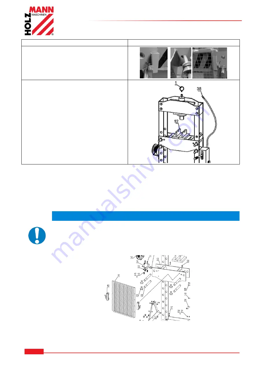 HOLZMANN MASCHINEN WP 20PLUS User Manual Download Page 20