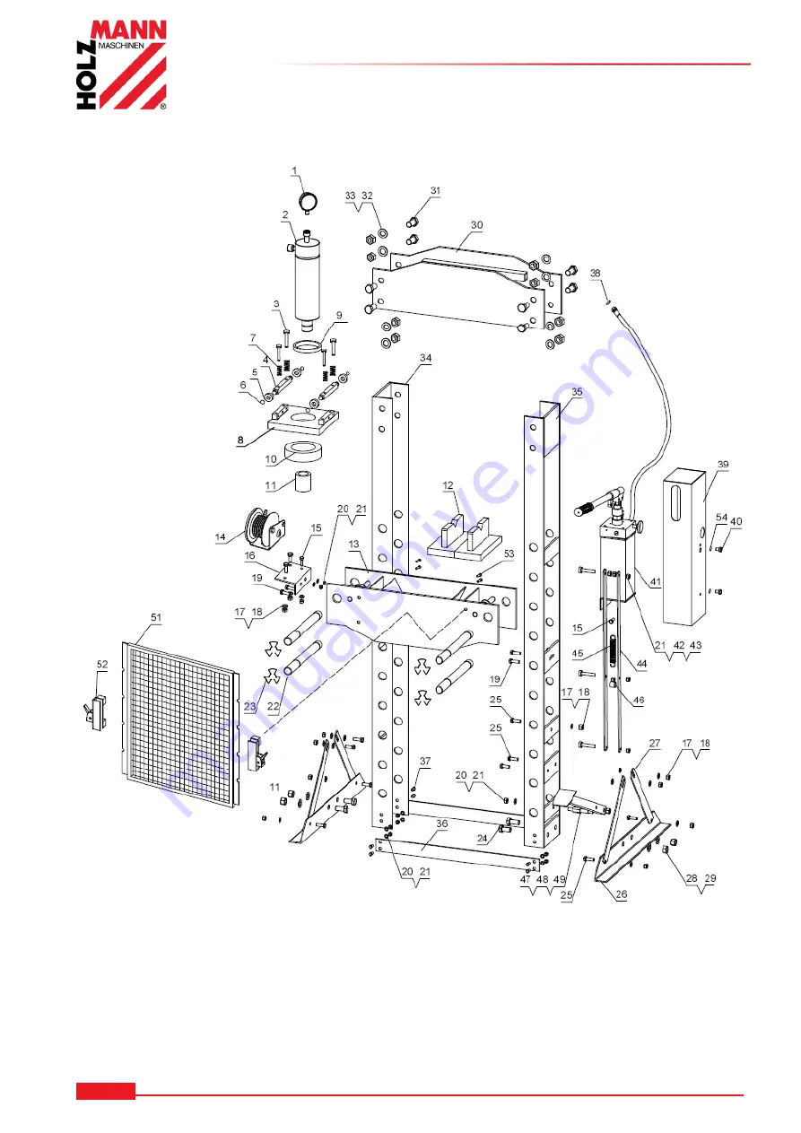 HOLZMANN MASCHINEN WP 20PLUS Скачать руководство пользователя страница 40