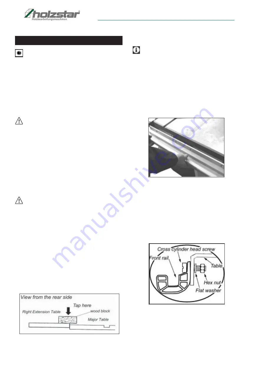 Holzstar 5900255 Instruction Manual Download Page 9