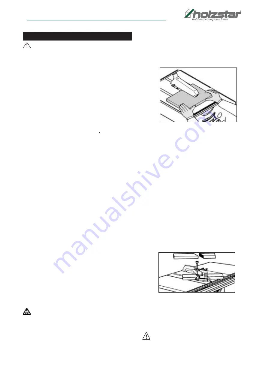 Holzstar 5900255 Instruction Manual Download Page 14