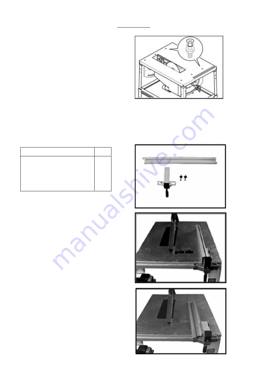 Holzstar TKS 315 Pro Instruction Manual Download Page 7