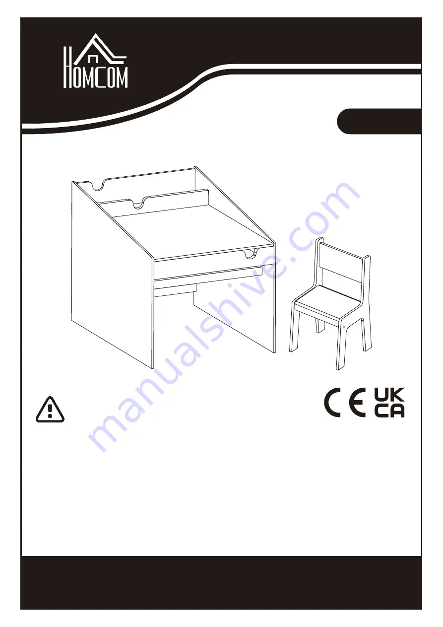 HOMCOM 312-037 Assembly Instruction Manual Download Page 1