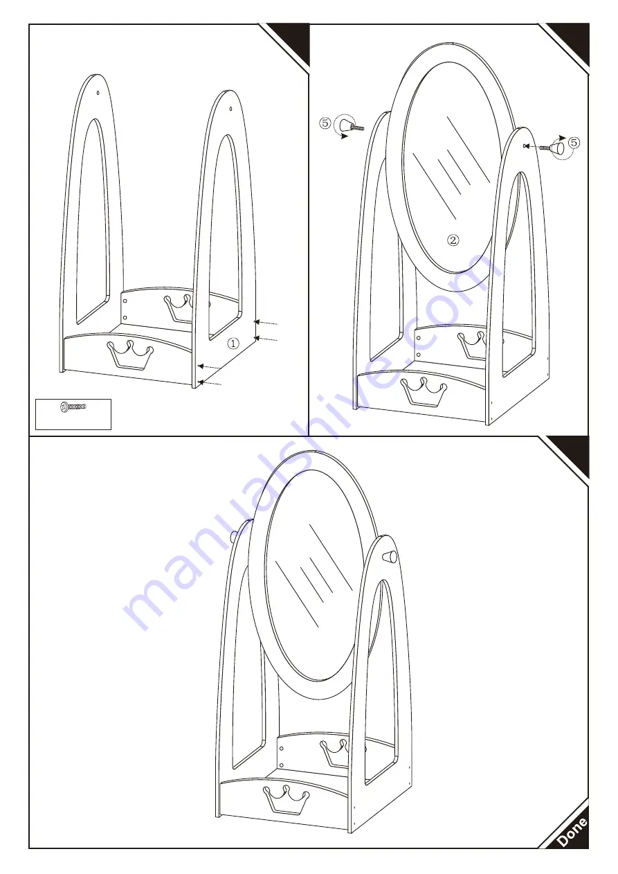 HOMCOM 350-095 Assembly Instruction Download Page 3