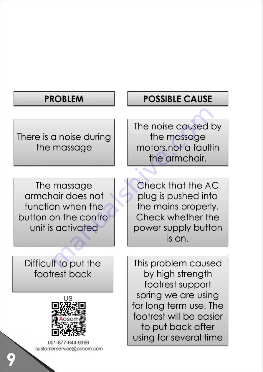 HOMCOM 700-088 Assembly Instruction Manual Download Page 9