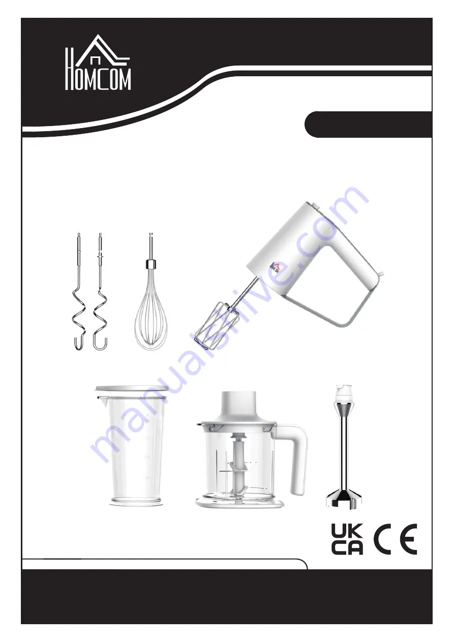 HOMCOM 800-102V70 Assembly & Instruction Manual Download Page 1