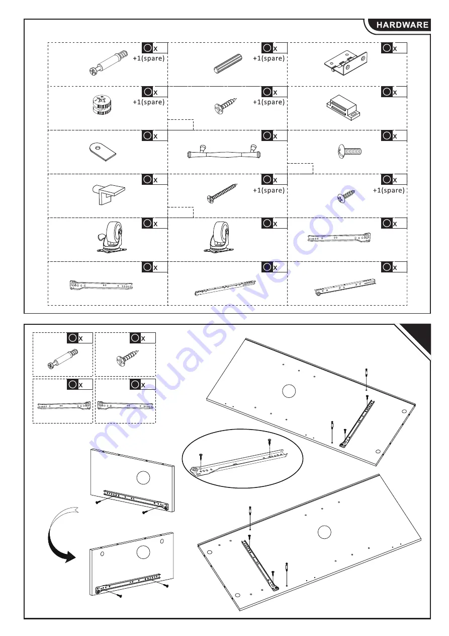 HOMCOM 801-204 Assembly & Instruction Manual Download Page 5