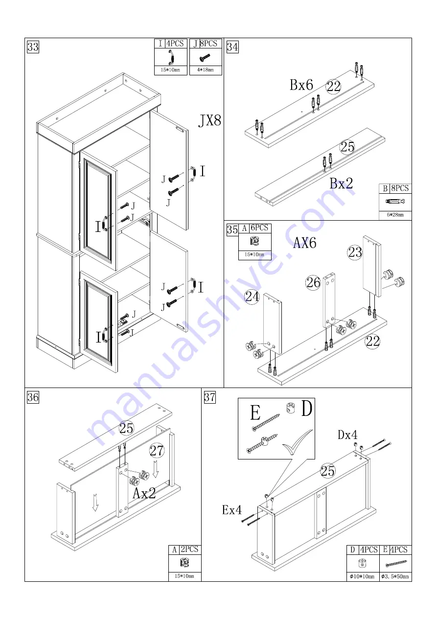 HOMCOM 835-346 Assembly Instruction Manual Download Page 12