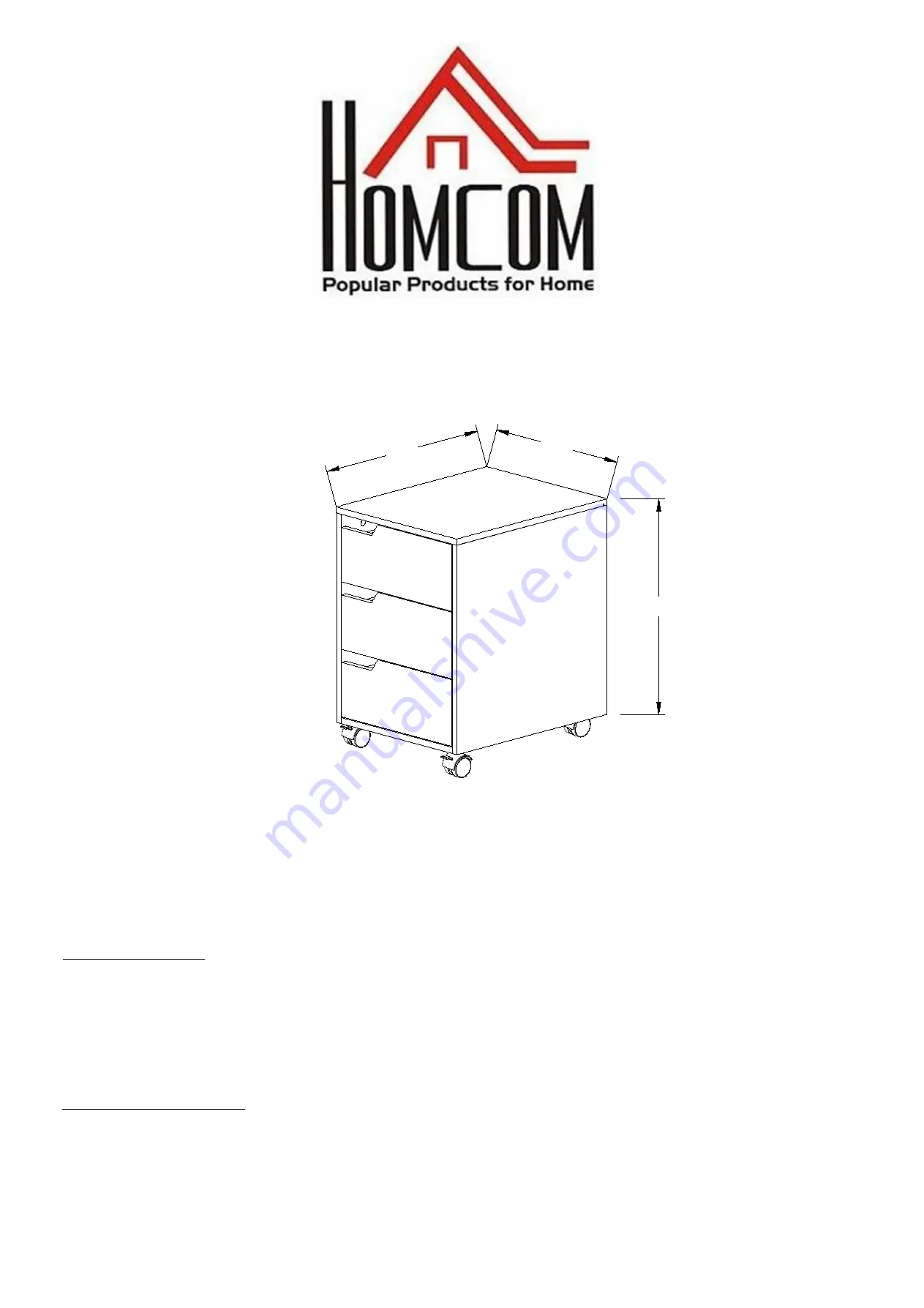 HOMCOM 836-048 Скачать руководство пользователя страница 1