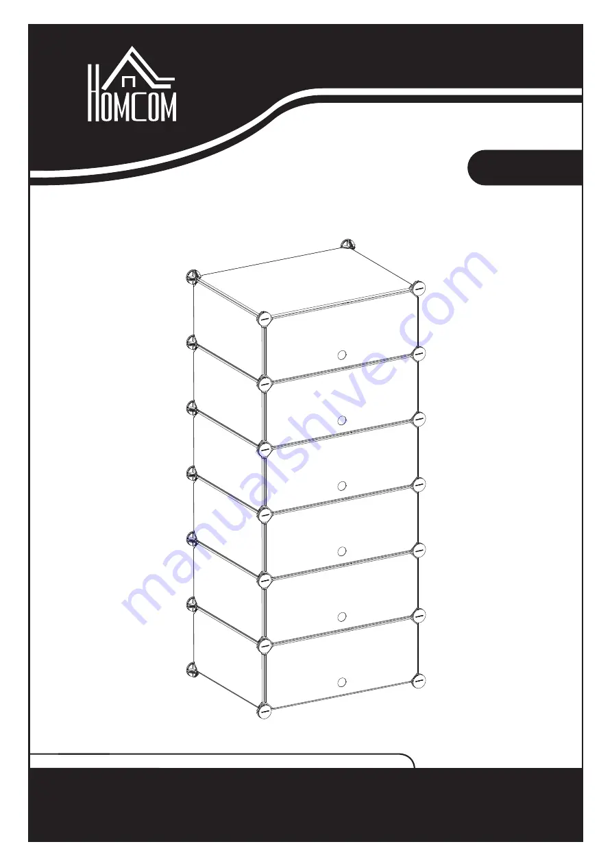 HOMCOM 850-172 Assembly & Instruction Manual Download Page 1