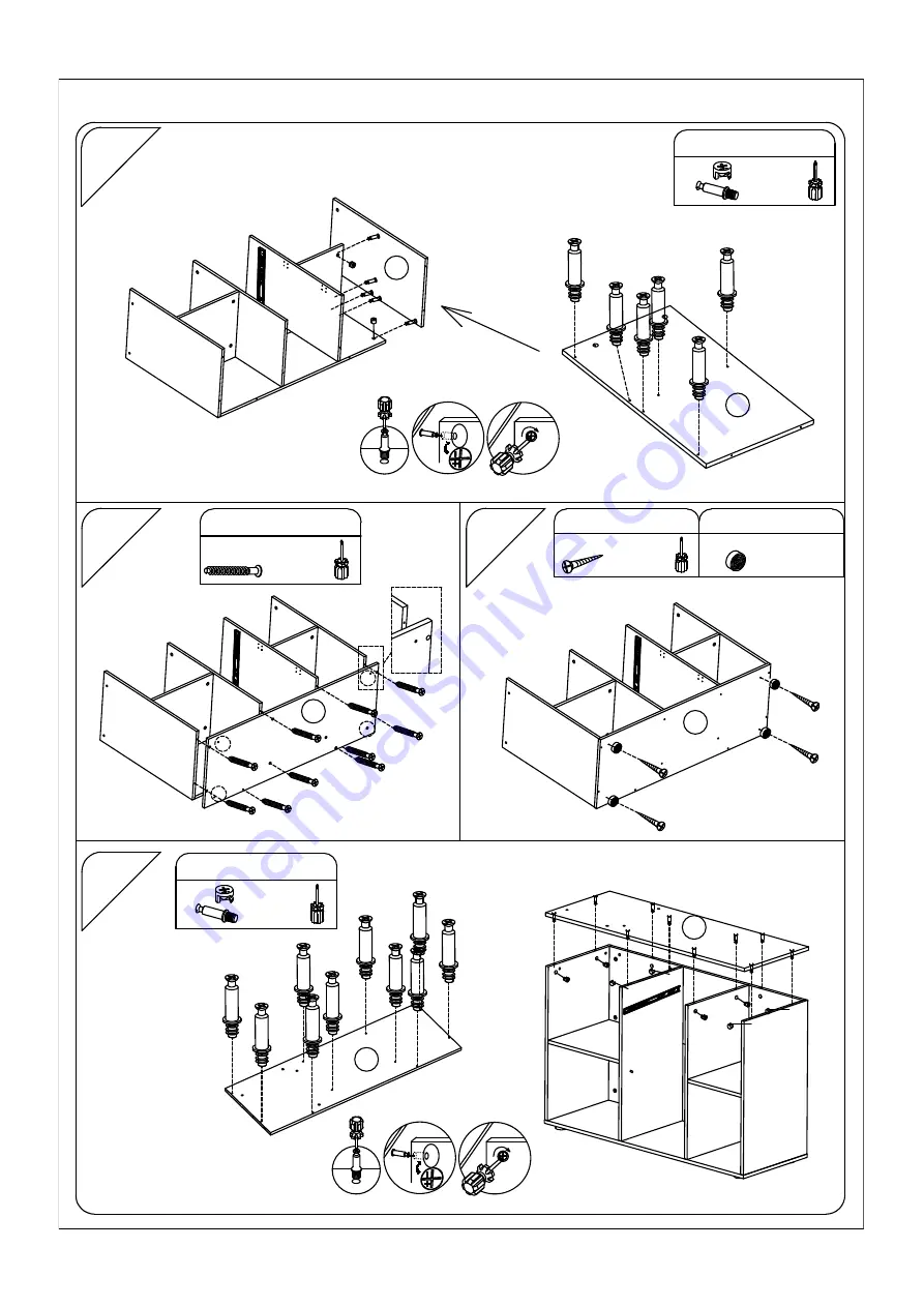 HOMCOM 920-036BK Assembly Instructions Manual Download Page 8