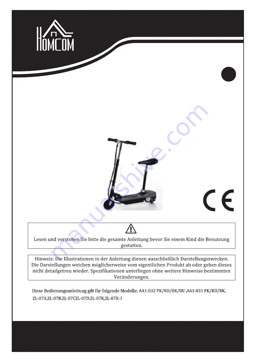 HOMCOM INaba003V02 Скачать руководство пользователя страница 9