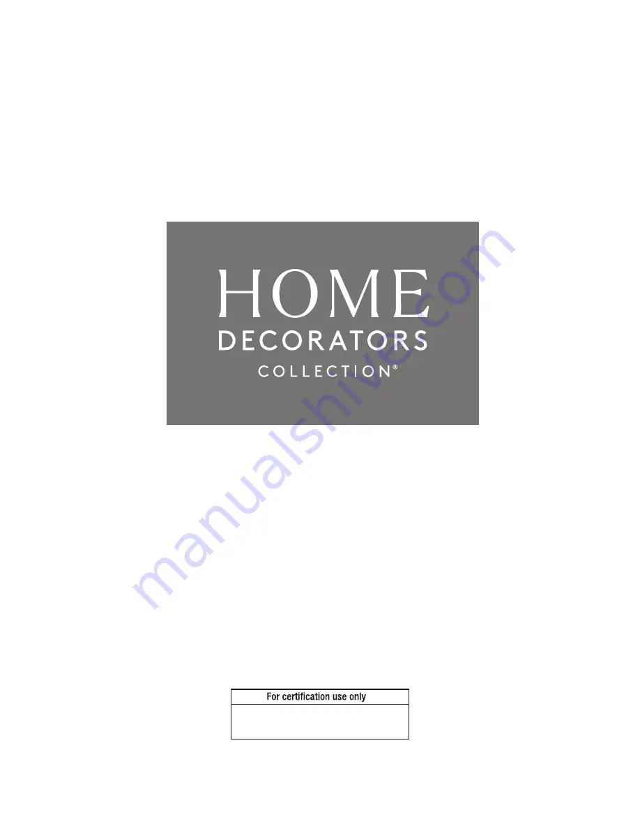 Home Decorators Collection 1005-874-065 Скачать руководство пользователя страница 23