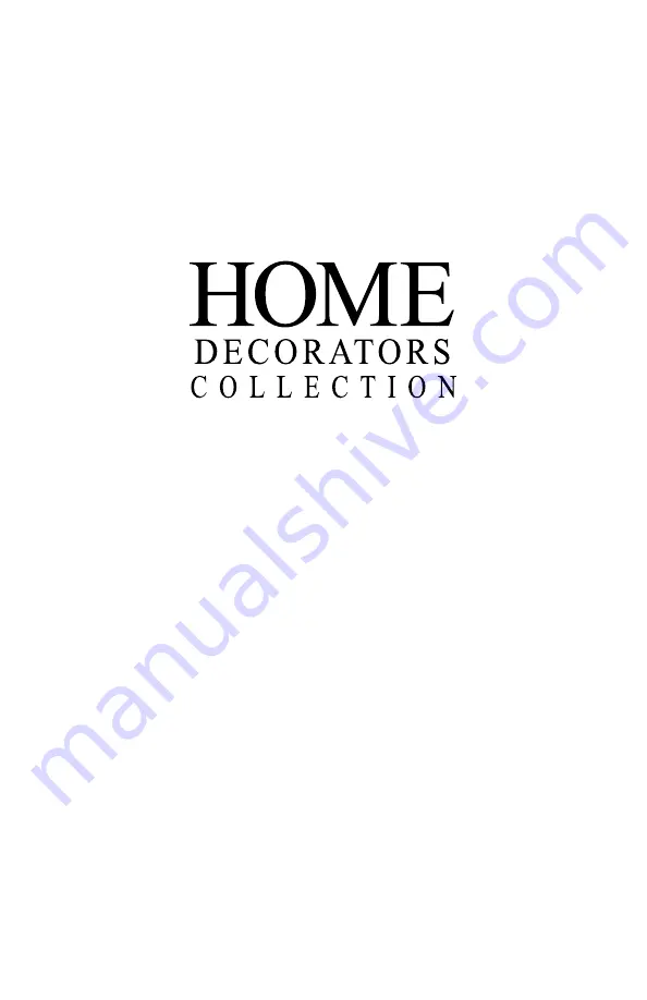 Home Decorators Collection 273 628 Use And Care Manual Download Page 16