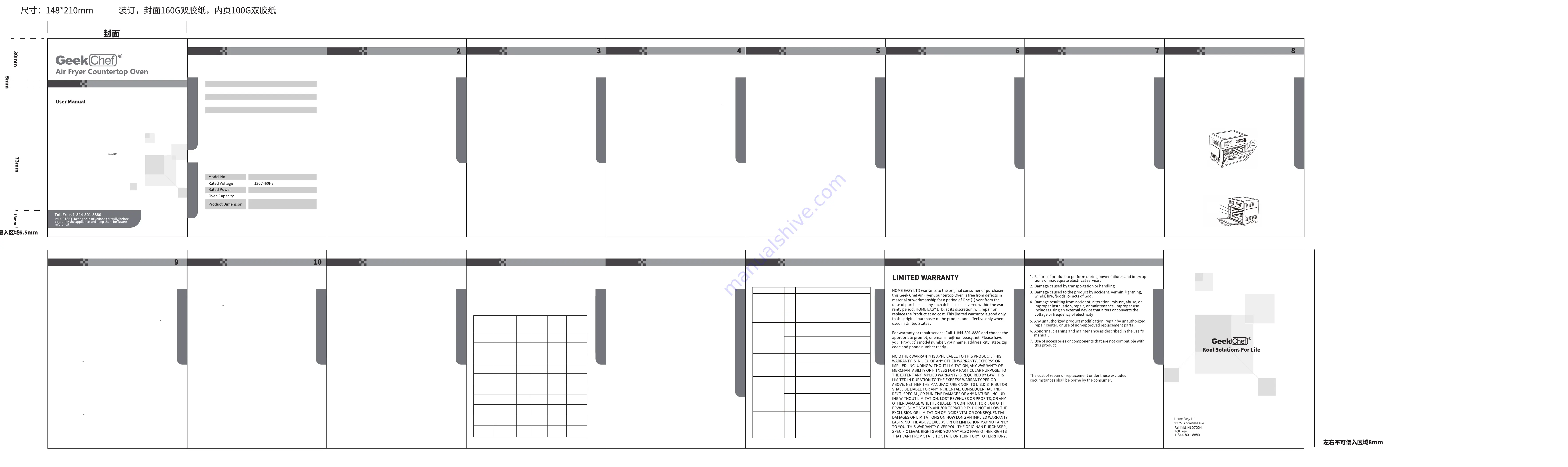 Home Easy GT023C Manual Download Page 8