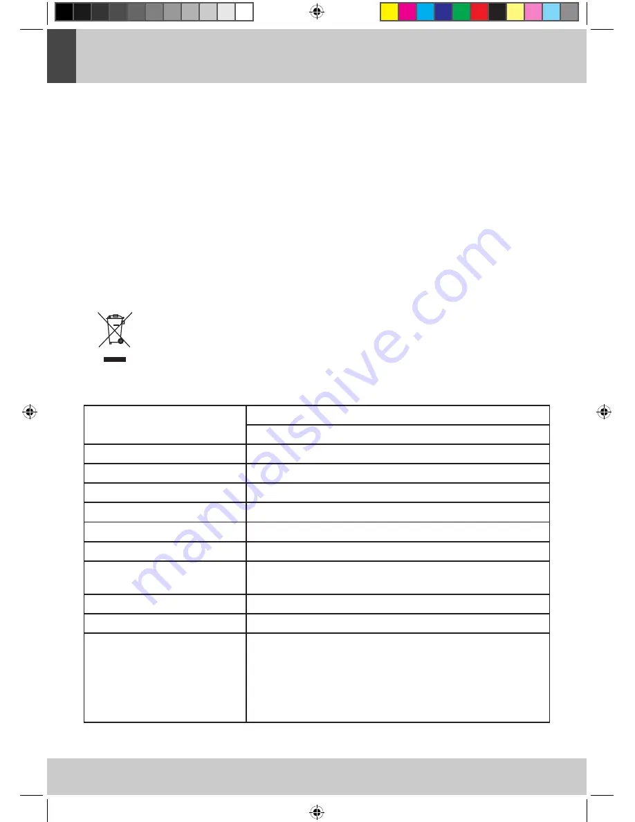 Home electric MWG3002W User Manual Download Page 2