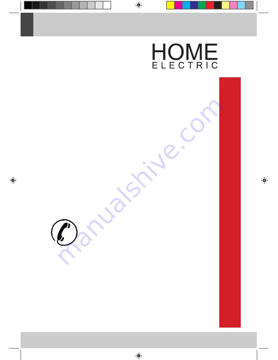 Home electric MWG3002W User Manual Download Page 12