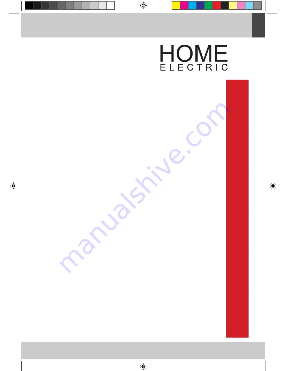 Home electric MWG3002W User Manual Download Page 13