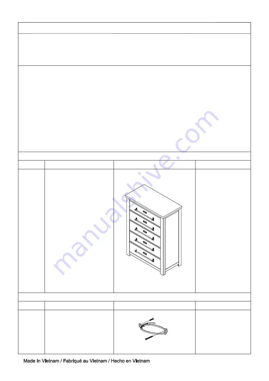 Home Fare D192-011 Assembly Instruction Download Page 1