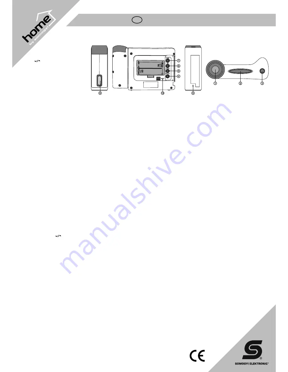 Home PROJECTOR CLOCK Instructions For Use Manual Download Page 6